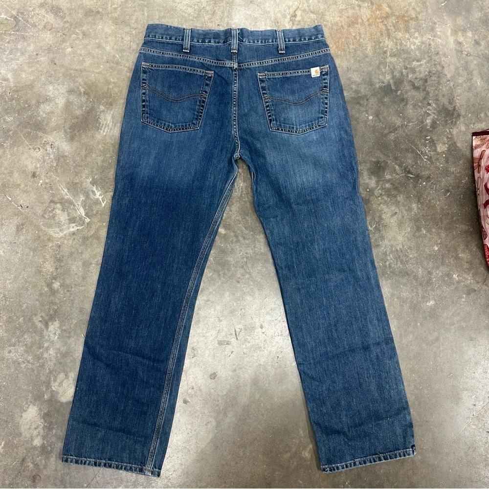 Carhartt Relaxed Straight Men’s Jeans Size 36x32 - Picture 2 of 7